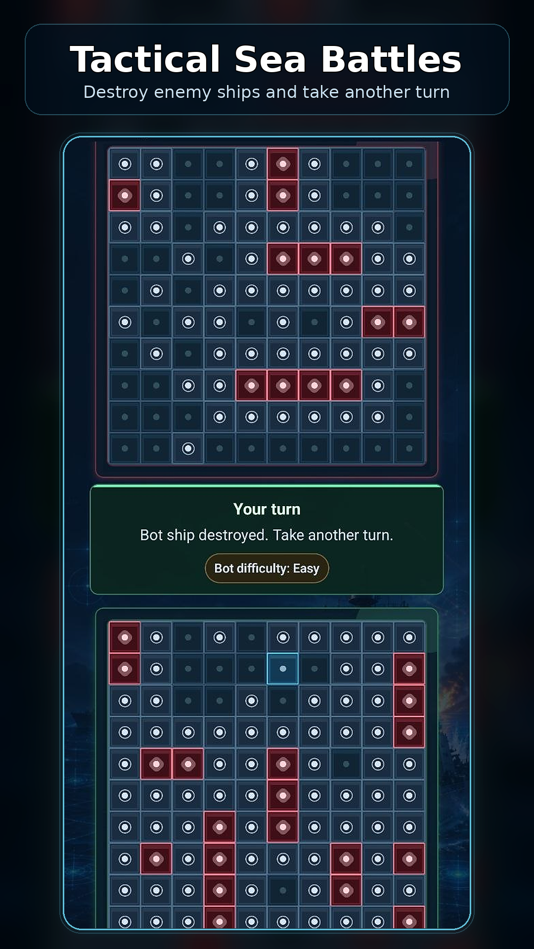 Sea Battle tactical match